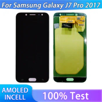LCD display for Samsung J7 Pro, touch screen digitizer assembly, for Galaxy J7 2017 sm-j730f j730fm j730g j730k, 100% tested