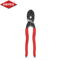 KNIPEX Compact Bolt Cutters Precision Cutting Pliers for Soft and Hard Wires, Piano Wire and Bolts and Nails 7101200