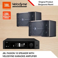 Paket Karaoke JBL Pasion 10 Karaoke Speaker dan Velodyne RM450 Karaoke Amplifier