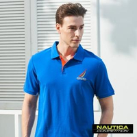 【NAUTICA】COMPETITION經典素色POLO衫(藍色)