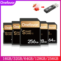 onefavor High speed Class10 64GB 128GB 256GB SDXC SD Card 16GB 32GB SDHC Card Memory Card Smart card Suitable for SLR cameras