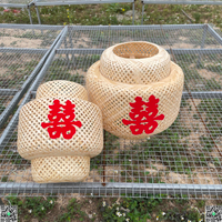婚禮周歲禮燈籠燈罩民宿創意竹編燈罩傳統手工編織燈罩國風民宿-淘淘屋