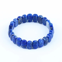 Natural Lapis Lazuli Bracelet, Natural Gemstone Bracelet, Strong Color Lapis Lazuli Bracelet