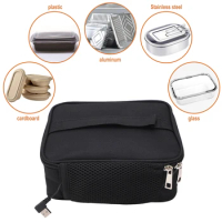USB Camping Electric Lunch Box Oxford Fabric Thermal Bag Portable Keep Warm Lunch Bag Thermal Heater Pouch for Car Travel Picnic