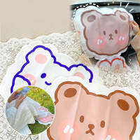 Yarra Alas Duduk Icepad Gel Motif Kartun Bear Lucu Anti Air Bantal Lesehan Pendingin Sofa Aksesoris