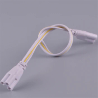 10pcs 3 pin LED Tube Connector 30cm Three-phase T5 T8 Led Lamp Lighting Connecting Double-end Cable Wire