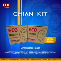 GEAR SET CHAIN KIT (428H) ECO SILVER HONDA Blade 110/Revo Fit