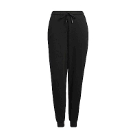 Adidas Word Pant [IK9885] 女 長褲 運動 訓練 休閒 抓絨 保暖 縮口 寬鬆 棉質 舒適 黑