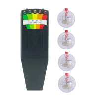 Kit Peralatan Hantu, Meter EMF, 4 Keping Bola Kucing Cahaya Pergerakan, Pengesan Meter EMF, Peralata