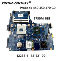 12238-1 FOR HP 440-G0 450 G0 470 Notebook Motherboard 8750M 1GB GPU 721521-001 721521-501 721521-601