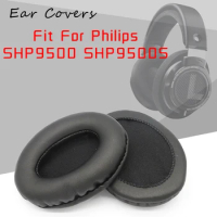 Earpads For Philips SHP9500 SHP9500S Headphone Ear pads Replacement Headset Ear Pad PU Leather Sponge Foam