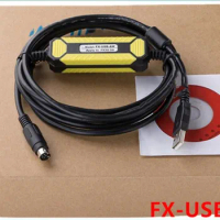FX-USB-AW Suitable Mitsubishi FX3U 3G 1N 2N 1S Series PLC Programming Cable Replaced by USB-SC09-FX 2.5M