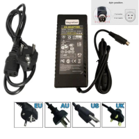 LCD TV Monitor Flat Panel Power Adaptor Charger DC 12v 5a 12v 6a 12v 8a 4pin adapter VCR Adapter Four Pin Switching Power Supply