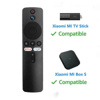 XMRM-006 For Xiaomi MI Box S MI TV Stick MDZ-22-AB MDZ-24-AA Smart TV Box Bluetooth Voice Remote Control Google Assistant