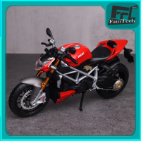 FTS Maisto 1:12 Ducati Mod StreetFighter S red Diecast Skala Mainan Koleksi Miniatur Motor