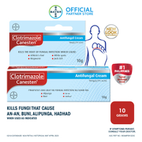 CANESTEN® Clotrimazole Antifungal Cream for Buni, Hadhad, An-an, Alipunga 10g