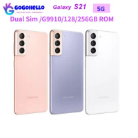 Original Samsung Galaxy S21 Dual Sim G9910 128/256GB RAM 8GB Snapdragon Unlocked Used 5G Android Cell Phone 95% Like New