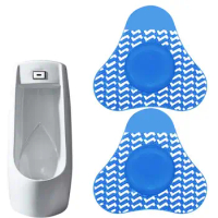 Urinal Mats Urinal Toilet Splash Guard For Men Deodorizer Urinal Screen Mats With Anti-Blocking For Bathrooms Train Meeting Room