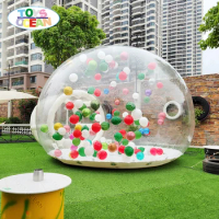 Factory wholesale price Kids Party Balloons Fun House Clear Dome Bubble Tent Transparent Inflatable Bubble Balloons House