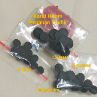 Karet Hitam Penahan Suweng/Tindik Kecil,sedang dan Besar isi 10pcs,20pcs.