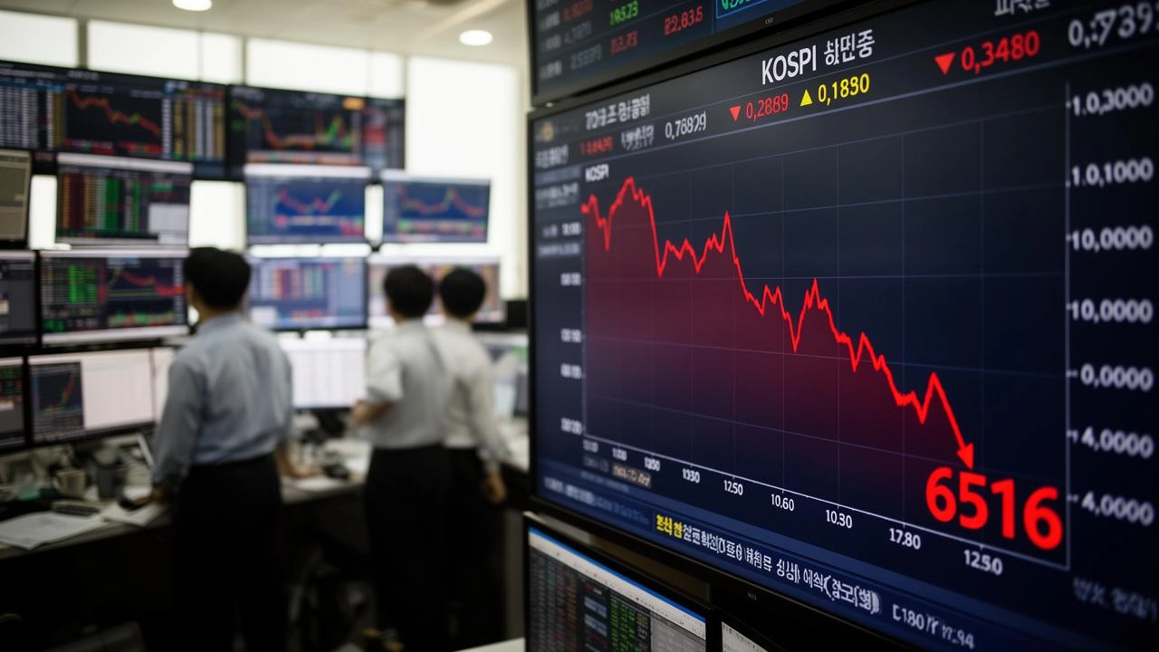 中国AI「Kimi K3」ショックで韓国総合株価指数（KOSPI）4.4%急落…6500 