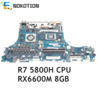 5B21C81120 HY56W HY66W HY76W NM-D931 For Lenovo Legion R7000P 2021 Laptop Motherboard R7 5800H CPU RX6600M 8G GDDR6