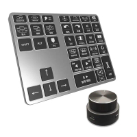 Papan Kekunci DaVinci Resolve Bluetooth Penyuntingan Pantas Boleh Dicas Semula Mudah Alih untuk WIN/