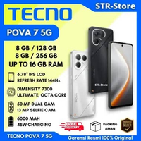 TECNO POVA 7 5G 8/256 GB GARANSI RESMI TECNO POVA 7 5G 8/128 GB POVA 7 5G NFC - TECNO POVA 7 5G 8 GB