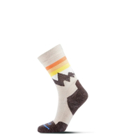 ├登山樂┤美國 FITS Light Hiker - Crew - Mountain Top 中筒薄毛圈-石灰 # F1058-290