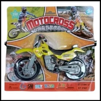 Mainan anak diecast motor trail ukuran sedang murah harga satuan perpcs miniatur motocross sedang