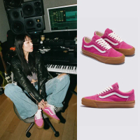 【VANS 官方旗艦】Premium LX Old Skool 男女款粉紫色滑板鞋