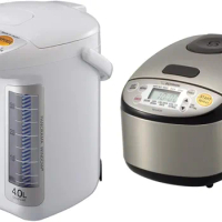 Zojirushi Micom Water Boiler, Warmer and Rice Cooker Bundle