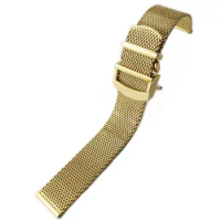 PCAVO 20mm 22mm Quality Stainless Steel Watchband Replacement For IWC Mark18 Watch Strap
