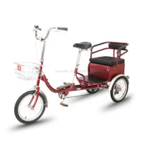 Elderly Tricycle Rickshaw Elderly Pedal Scooter Tandem Bicycle Adult Pedal Bicycle