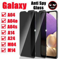 Privacy membrane Anti Spy Tempered Glass For Samsung Galaxy A04Core A14 A24 M04 M34 F04 F14 Screen Protector Privacy Glass Film
