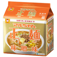東洋水產 正麵 味噌風味（香濃味噌拉麵）5入分享包540g 【平行進口】最佳食用期限：2027年1月26日