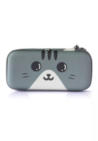 Blackbox Nintendo Switch OLED Carry Bag Pouch Travel Bag Carry Case Travel Case EVA Storage Bag Grey Cat