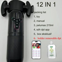 14 in 1 App Maju Mundur Hisap Getar Automatic Vacuum Cup Male Snailcup Thrusting Vibratorr-pria Tele