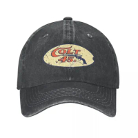 Houston Colt 45 Gun Texas Summer Baseball Caps Washed Hats Cap Retro Funny Summer Snapback Hat for Men Women
