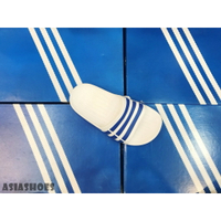 帝安諾-ADIDAS DURAMO SLIDE 一體成形 防水 輕量 拖鞋 童 女 白/藍 BB3665