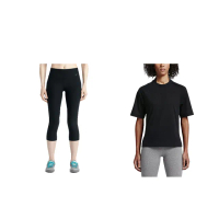 【NIKE 耐吉】特價出清 緊身七分褲 圓領短袖T恤 運動 休閒 LEGEND TIGHT FIT 女 A-548502010 精選二款