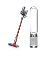 ชุดเซต Dyson V8 Slim Fluffy Vacuum Cleaner และ Dyson Pure Cool Air Purifier Fan Gen1 สีนิกเกิล