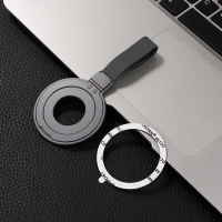 360 ° ran kuat magnet jari cincin pemegang logam Strap kereta cincin cengkaman dilipat berdiri tali 