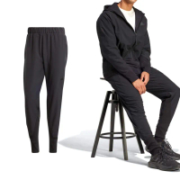 【adidas 愛迪達】Z.N.E. AEROREADY 男款 黑色 基本款 舒適 休閒 運動 長褲 IR5207