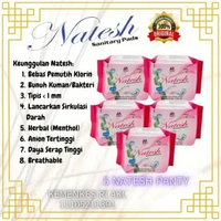 Natesh Pembalut ( Paket Hemat ) Pantyliner Day Night Extra Long Original 5 Natesh Panty