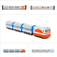 中國鐵路列車 韶山6型電力機車 鐵支路4節迴力小列車 迴力車 火車玩具 壓克力盒裝 QV033T1 TR台灣鐵道