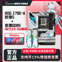 【千羽家居】威剛龍耀D500G吹雪聯名DDR5內存臺式機電競Z790吹雪S游戲板存套裝