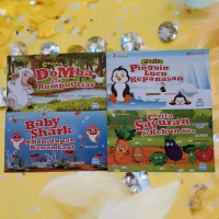 PAKET 4 BUKU ANAK - ANAK / CERITA ANAK BERGAMBAR / BILINGUAL / DONGENG ANAK / DOMBA & RUMPUT LAUT / 