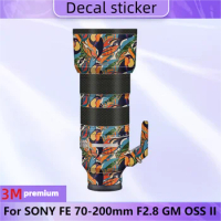 For SONY FE 70-200mm F2.8 GM OSS II Lens Sticker Protective Skin Decal Film Anti-Scratch Protector Coat SEL70200GM2 70-200/2.8GM