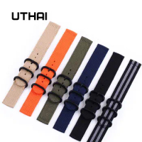 UTHAI P13 Nylon Watch Strap18-24mm Watch Accessories High Quality Watchbands For Samsung Gear S3 S2 Huami